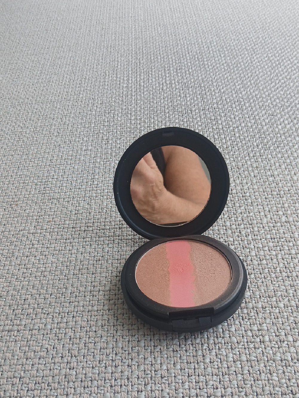 Peach-Pink Baked Blush and Highlighter Duo - Neutral Peach Pink
